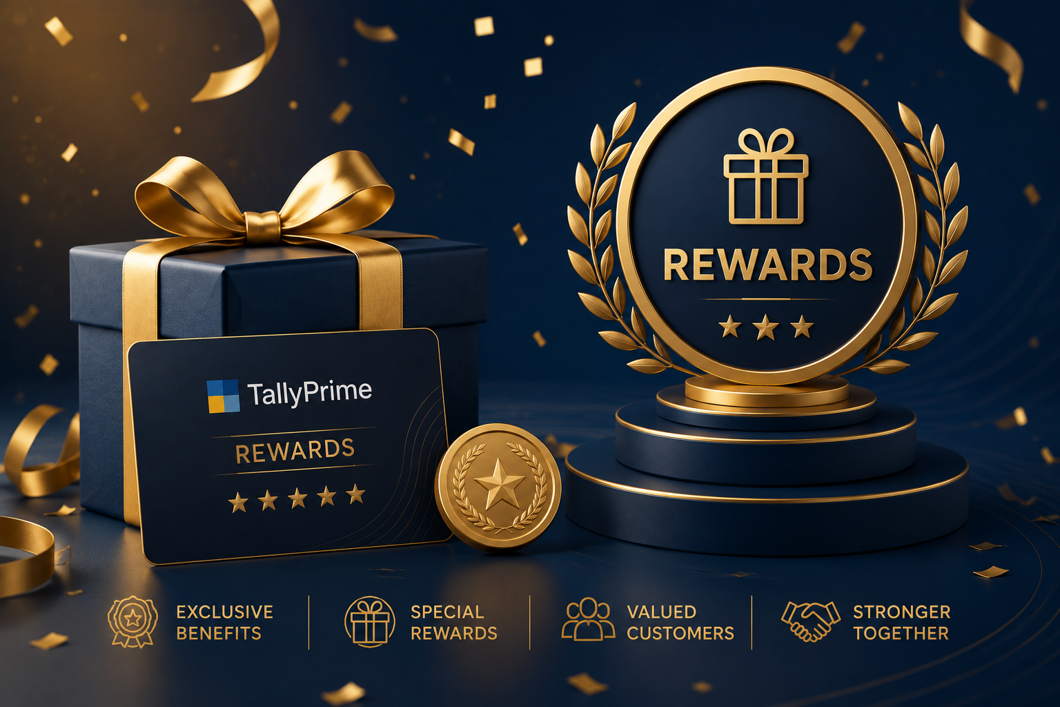 TallyPrime referral reward of AED 200 gift voucher